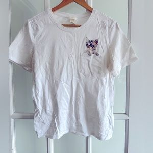 Kitten in Pocket Tee